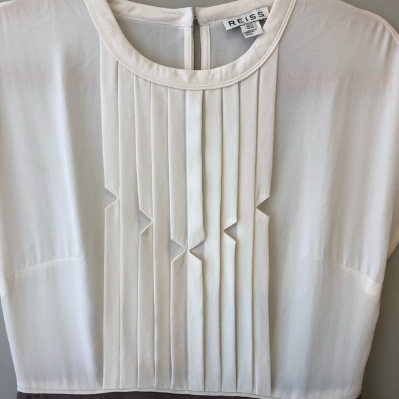 Reiss Valentin Pleat Front Dress - Picture 3 of 6